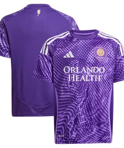 Orlando City SC adidas Youth 2025 Perfect Storm Replica Jersey - Purple