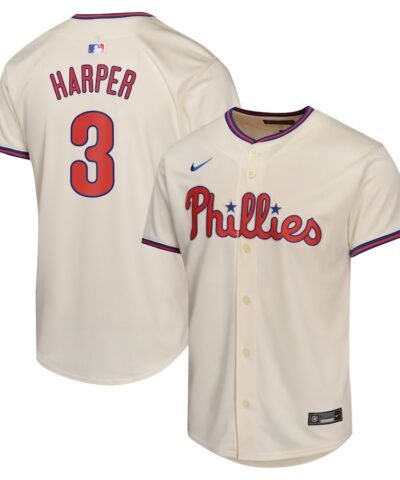 Bryce Harper Philadelphia Phillies Nike Youth Alternate Limited Player Jersey - Cream