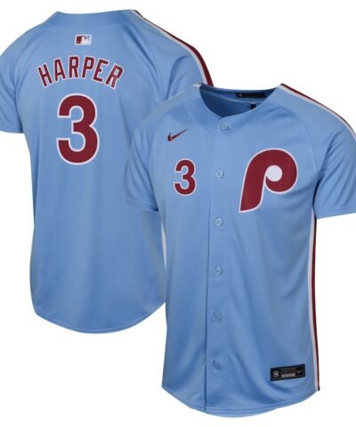 Bryce Harper Philadelphia Phillies Nike Youth Alternate Limited Player Jersey - Light Blue