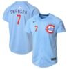 Dansby Swanson Chicago Cubs Nike Youth 2nd Alternate Limited Player Jersey - Light Blue