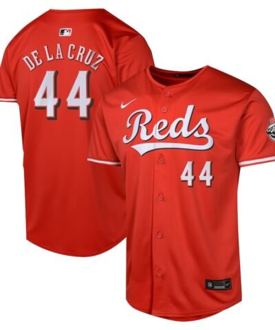 Elly De La Cruz Cincinnati Reds Nike Youth Alternate Limited Player Jersey – Red
