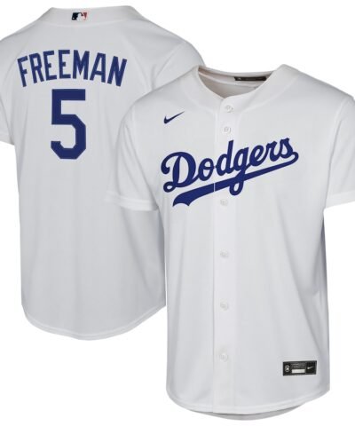 Freddie Freeman Los Angeles Dodgers Nike Youth Home Replica Player Jersey - White