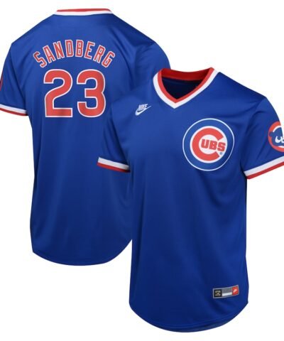 Ryne Sandberg Chicago Cubs Nike Youth Cooperstown Collection Limited Player Jersey - Blue