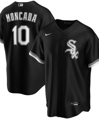 Yoan Moncada Chicago White Sox Nike Youth Alternate Replica Player Jersey - Black