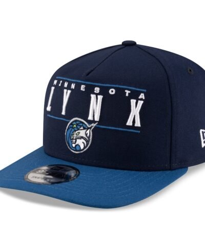 Minnesota Lynx New Era Unisex 2025 WNBA Draft A-Frame 9FIFTY Snapback Hat - Navy/Blue