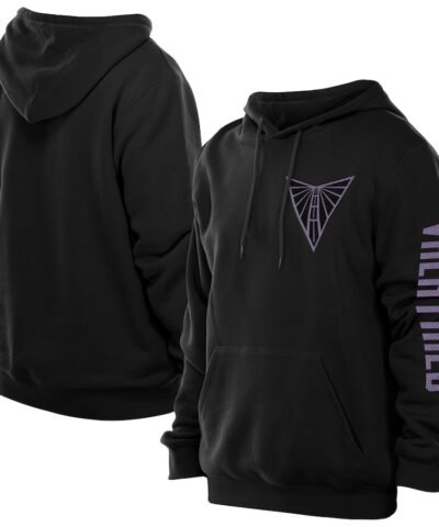 Golden State Valkyries New Era Men's Wordmark Premium Fleece Pullover Hoodie - Black