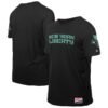 New York Liberty New Era Premium Wordmark T-Shirt - Black
