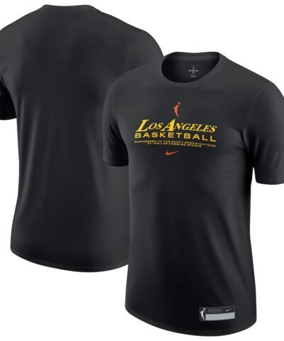 Los Angeles Sparks Nike On-Court Legend Essential Practice Performance T-Shirt- Black