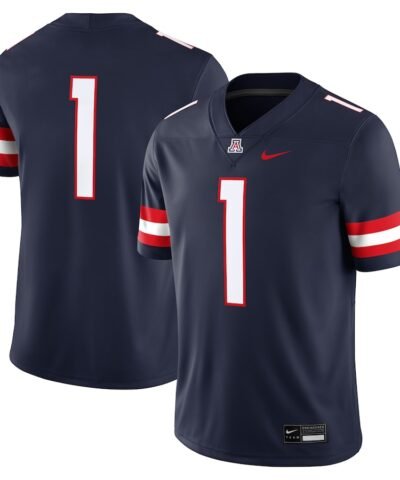 #1 Arizona Wildcats Nike Game Jersey - Navy