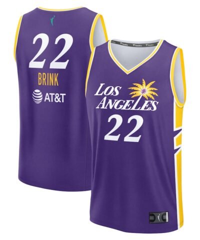Cameron Brink Los Angeles Sparks Fanatics Unisex Explorer Edition Fast Break Replica Jersey - Purple