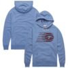 Toronto Tempo Homage Unisex Logo Tri-Blend Pullover Hoodie - Light Blue