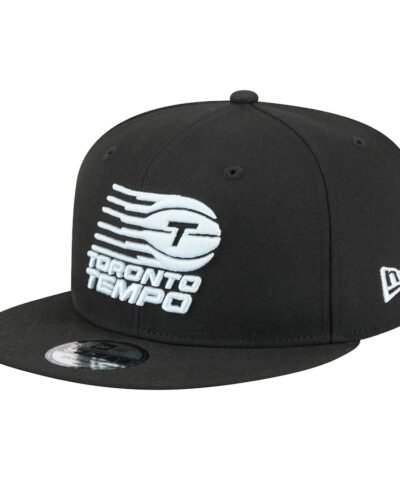 Toronto Tempo New Era Unisex Core Logo 9FIFTY Snapback Hat - Black