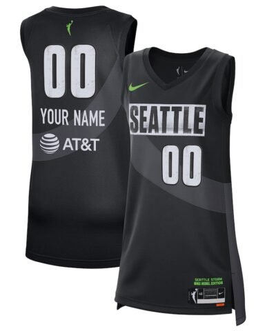 Seattle Storm Nike Unisex 2021 Rebel Edition Victory Custom Jersey - Black