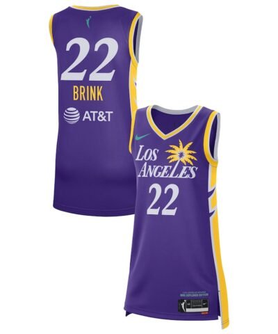 Cameron Brink Los Angeles Sparks Nike Unisex 2024 WNBA Draft Explorer Jersey - Purple