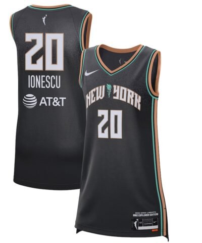 Sabrina Ionescu New York Liberty Nike Unisex Explorer Edition Victory Jersey - Black