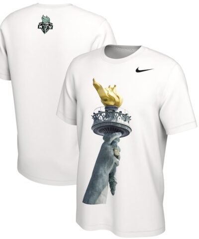 New York Liberty Nike Unisex 2024 WNBA Finals Champions Authentic Parade T-Shirt - White