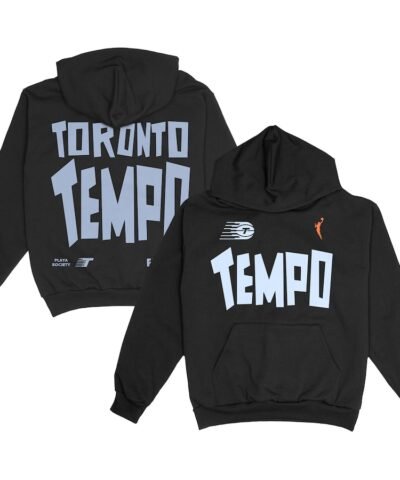 Toronto Tempo Playa Society Unisex Team Pullover Hoodie - Black