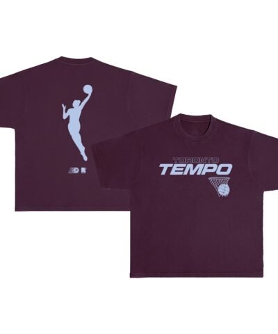 Toronto Tempo round21 Unisex Swish T-Shirt - Burgundy