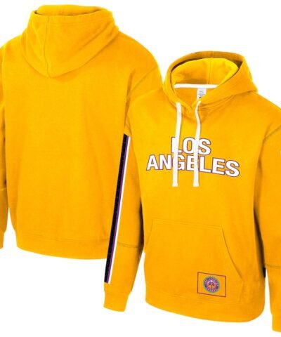 Los Angeles Sparks Stadium Essentials Unisex City Star Rebel Edition Pullover Hoodie - Gold