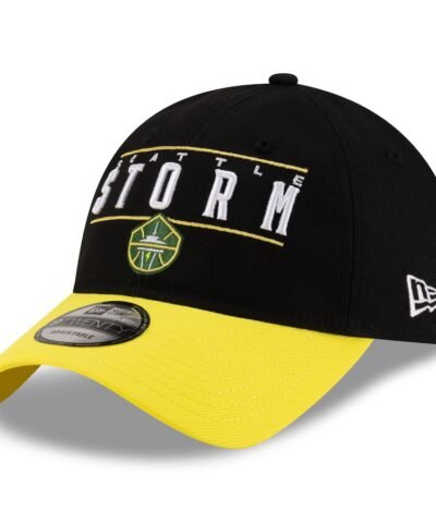 Seattle Storm New Era Unisex 2025 WNBA Draft 9TWENTY Adjustable Hat - Black/Yellow