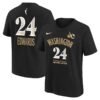 Aaliyah Edwards Washington Mystics Nike Youth Draft Rebel Edition Name & Number T-Shirt - Black