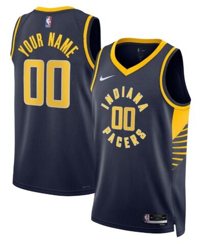 Indiana Pacers Nike Unisex 2022/23 Swingman Custom Jersey Navy - Icon Edition