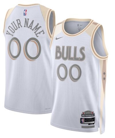 Chicago Bulls Nike Unisex 2024/25 Custom Swingman Jersey - City Edition - White