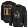 New York Islanders Fanatics 2024 Military Appreciation Custom Practice Jersey - Black