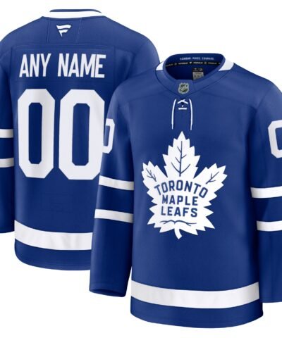 Toronto Maple Leafs Fanatics Home Premium Custom Jersey - Blue