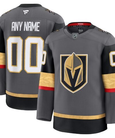 Vegas Golden Knights Fanatics Alternate Premium Custom Jersey - Gray
