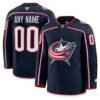 Columbus Blue Jackets Fanatics Home Premium Custom Jersey - Navy