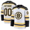Boston Bruins Fanatics Away Premium Custom Jersey - White