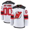 New Jersey Devils Fanatics Away Premium Custom Jersey - White