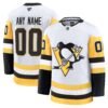 Pittsburgh Penguins Fanatics Away Premium Custom Jersey - White