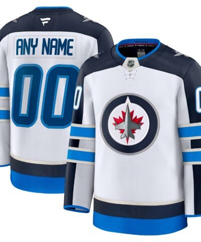 Winnipeg Jets Fanatics Away Premium Custom Jersey - White