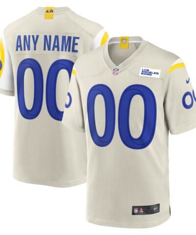 Nike Los Angeles Rams Custom Game Jersey - Bone