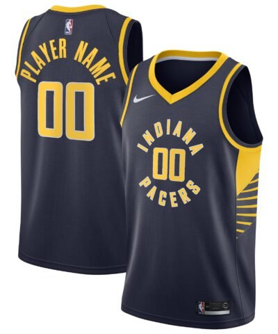 Indiana Pacers Nike Swingman Custom Jersey Navy - Icon Edition
