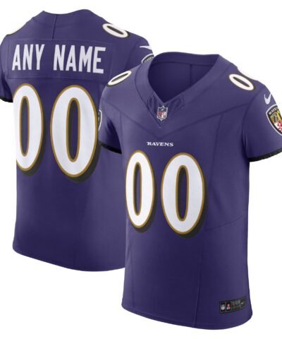Baltimore Ravens Nike Vapor F.U.S.E. Elite Custom Jersey - Purple
