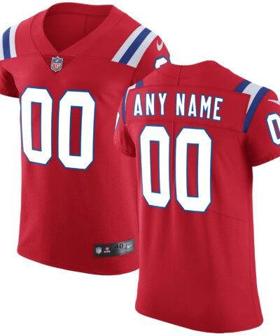 New England Patriots Nike Vapor Untouchable Custom Elite Jersey - Red
