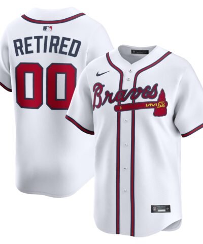 Atlanta Braves Nike Home Limited Pick-A-Player Retired Roster Jersey - White