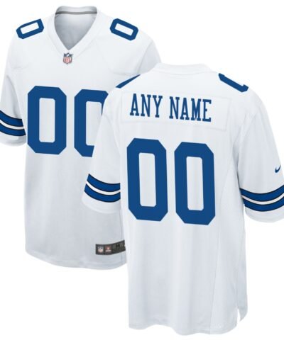 Dallas Cowboys Nike Custom Game Jersey - White