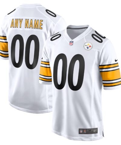 Pittsburgh Steelers Nike Game Custom Jersey - White