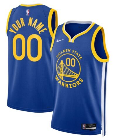 Golden State Warriors Nike Unisex Swingman Custom Jersey Royal - Icon Edition