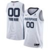 Memphis Grizzlies Nike Unisex Custom Swingman Badge Jersey - Association Edition - White