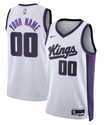 Sacramento Kings Nike Unisex Swingman Custom Jersey - Association Edition - White