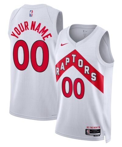 Toronto Raptors Nike Unisex Swingman Custom Jersey White - Association Edition