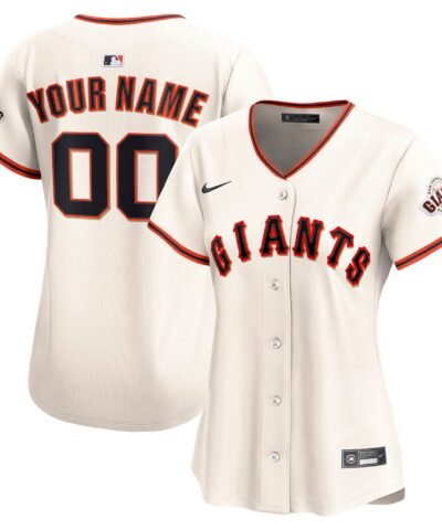San Francisco Giants Nike Women's Home Limited Custom Jersey - Cream