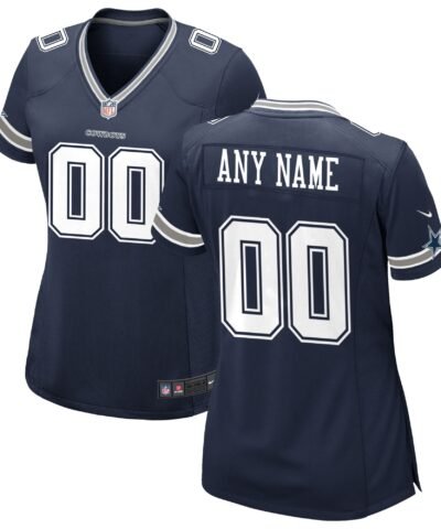 Dallas Cowboys Nike Women's Custom Game Jersey - Navy