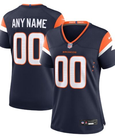 Denver Broncos Nike Women's Alternate Mile High Collection Custom Game Jersey  - Navy