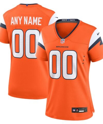 Denver Broncos Nike Women's Mile High Collection Custom Game Jersey  - Orange